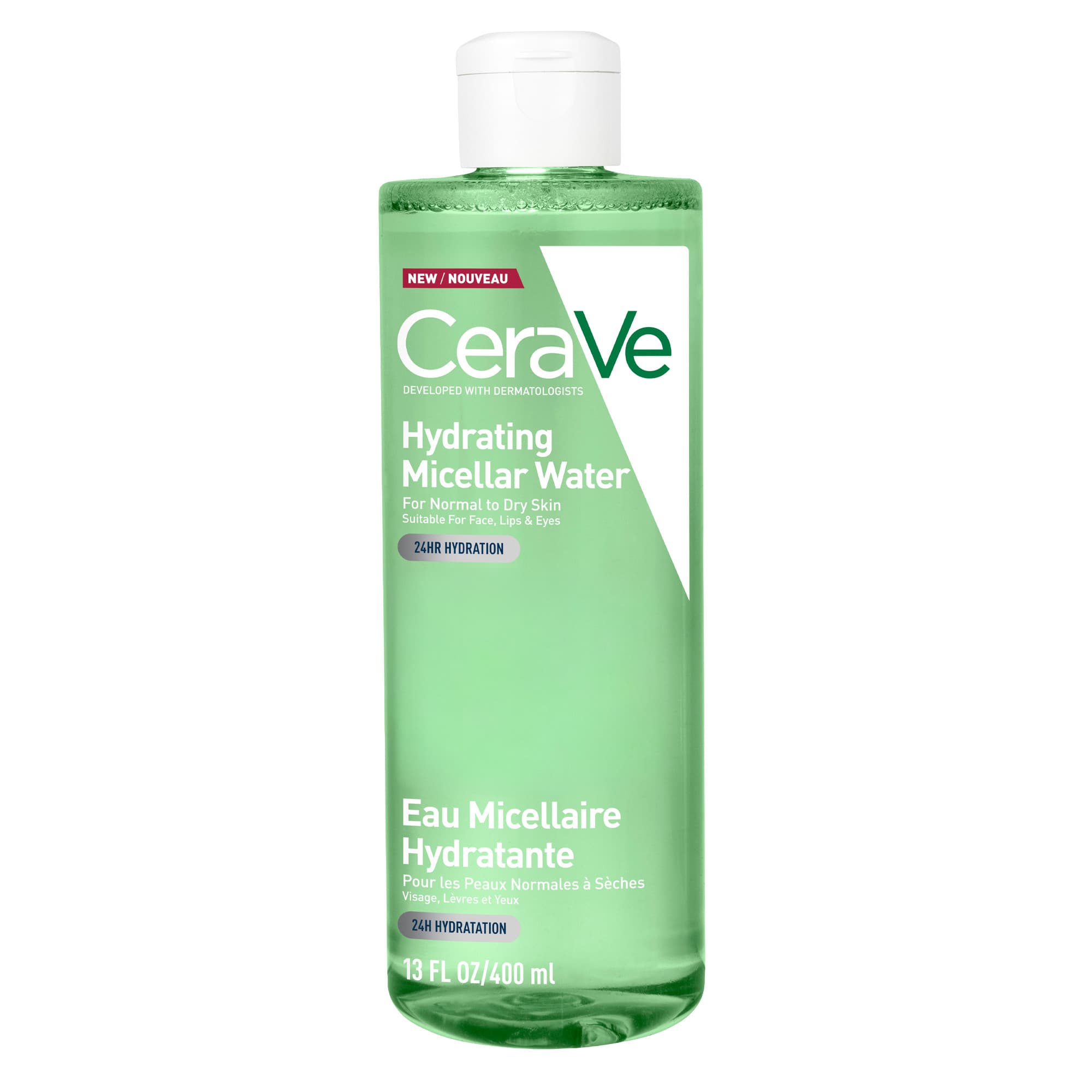 CeraVe Hydraterend Micellair Water 400ml | Normale Tot Droge Huid