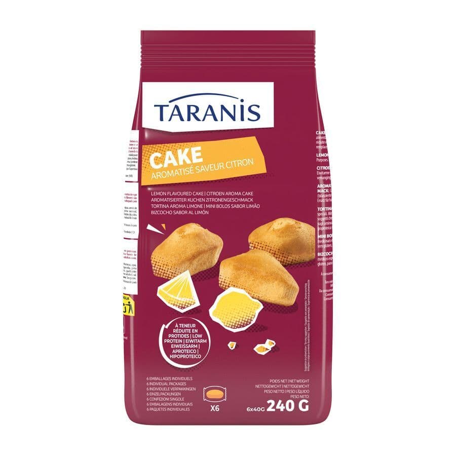 Taranis Mini Cake Citron Sach 6x40g
