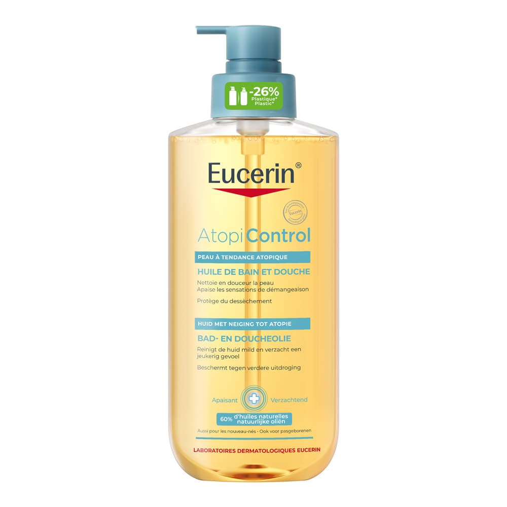Eucerin AtopiControl Bad- En Doucheolie Zeer Droge Huid, Atopisch Eczeem 400 Ml