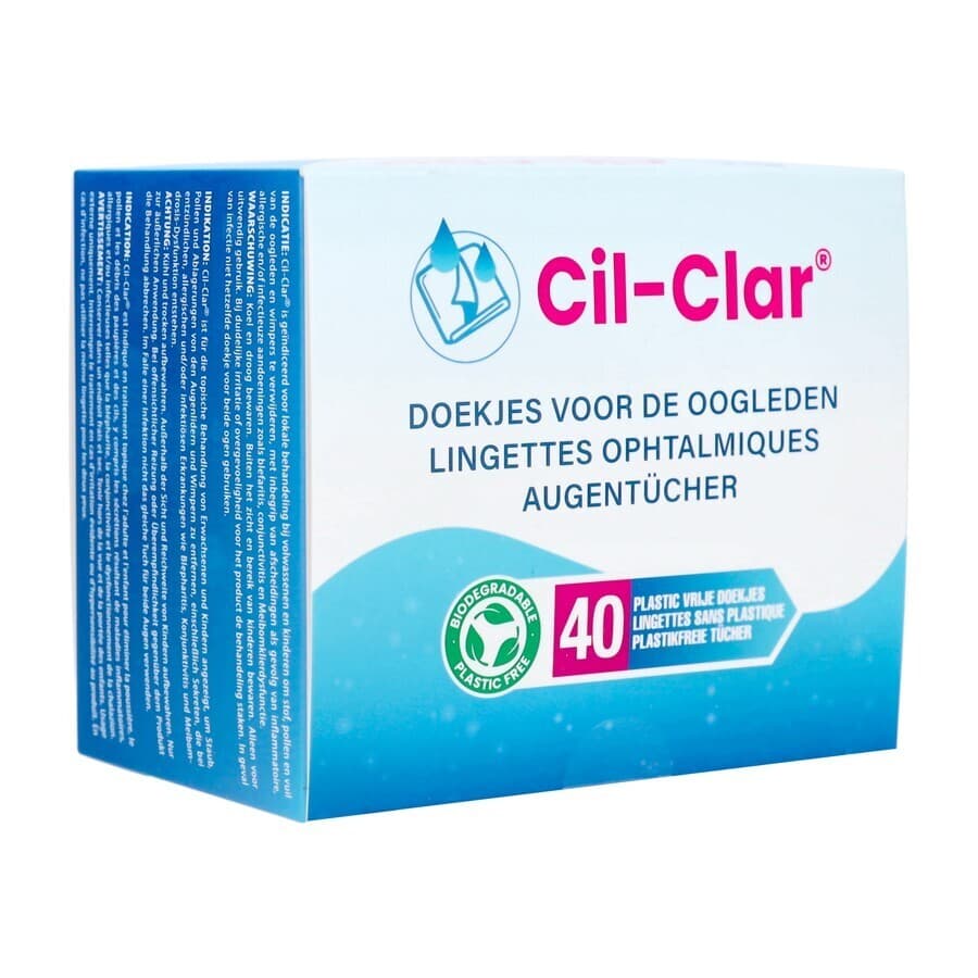 Cil-Clar Doekjes Voor De Oogleden 40 Kompressen