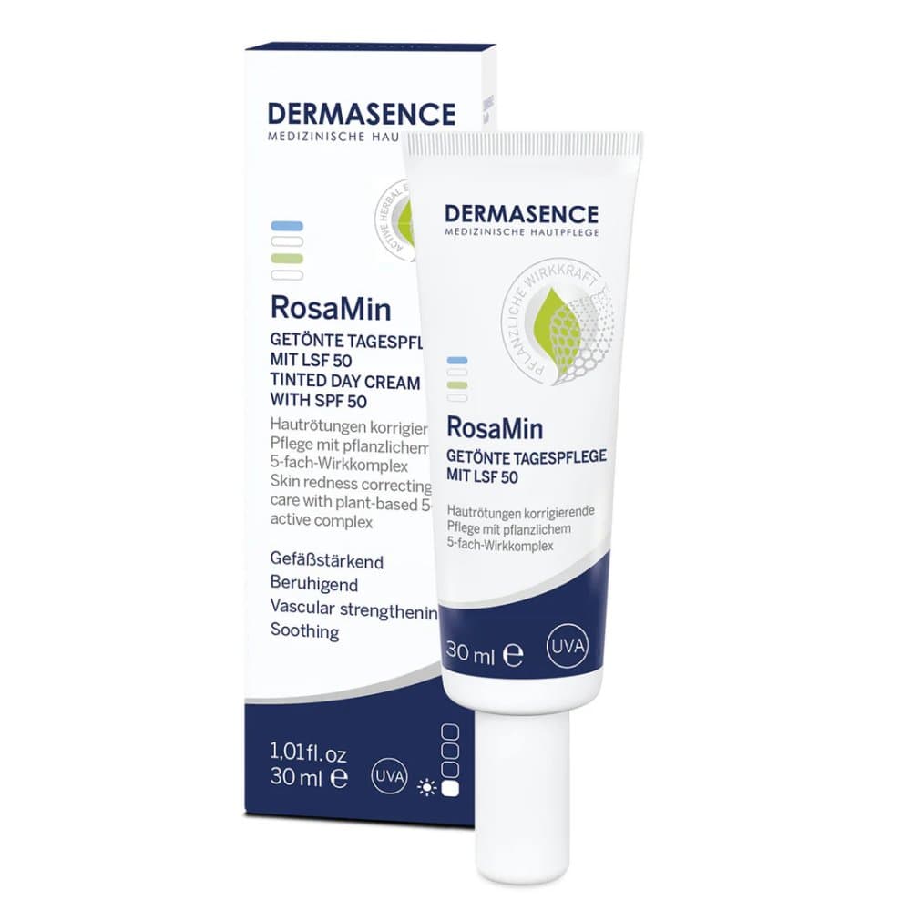 Dermasence Rosamin Getinte Dagcrème Tegen Roodheid Lichte Huid SPF50 30 Ml