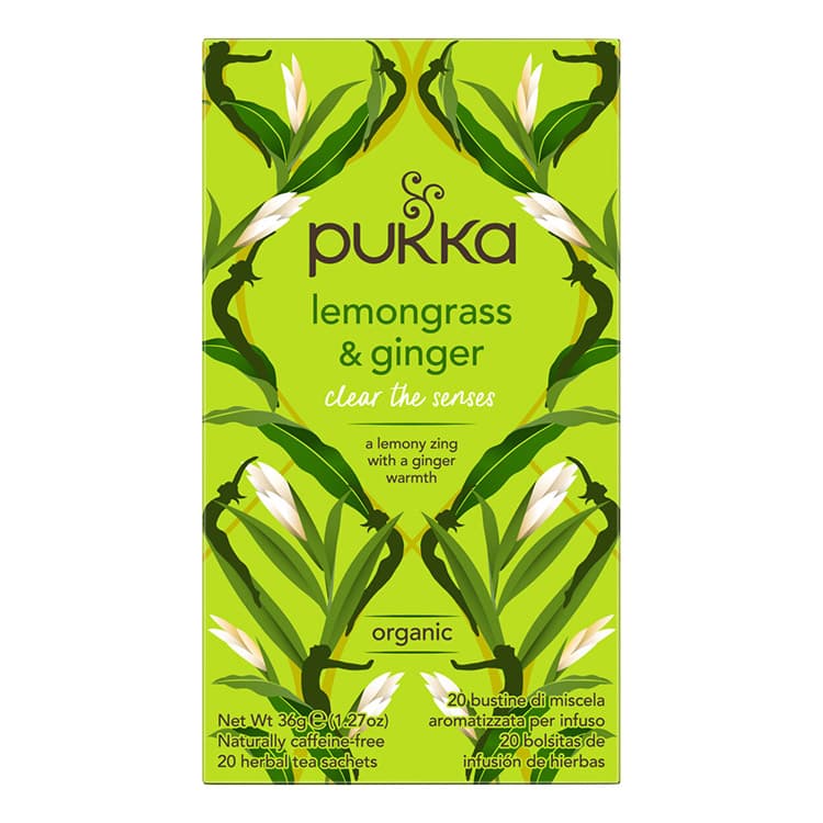 Pukka Citronnelle Et Gingembre Thé Bio 20 Sachets