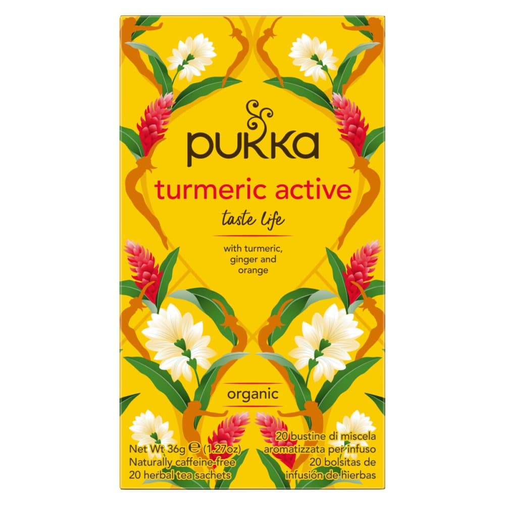 Pukka Curcuma Tonique Thé Bio 20 Sachets