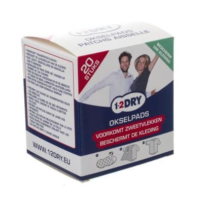 1-2 Dry Okselpads Medium Patch 20 stuks
