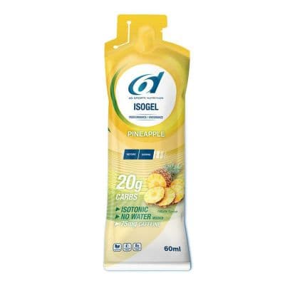 6D Isogel Ananas + Cafeïne Gelstick 6x60g