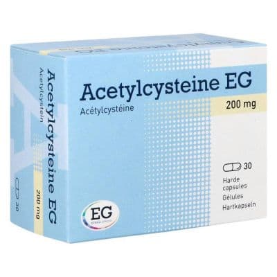 Acetylcysteine EG 200mg Capsules 30 stuks