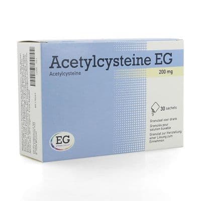 Acetylcysteine EG 200mg Zakjes 30 stuks