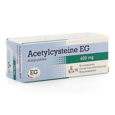 Acetylcysteine EG 600mg Bruistabletten 10 stuks