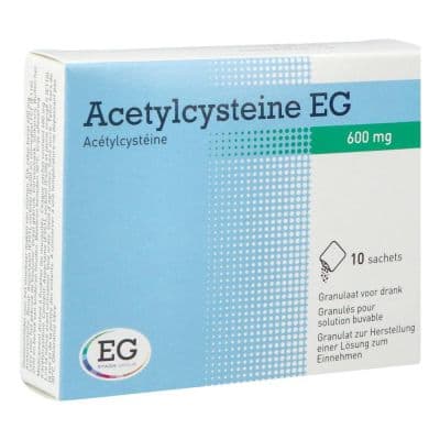 Acetylcysteine EG 600mg Zakjes 10 stuks