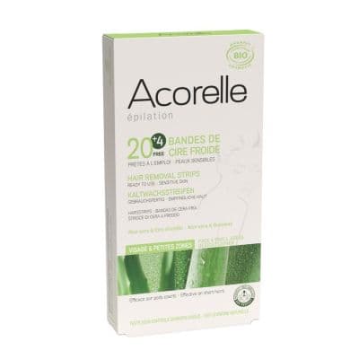 Acorelle Haarsstrips Gezicht 2x12 stuks