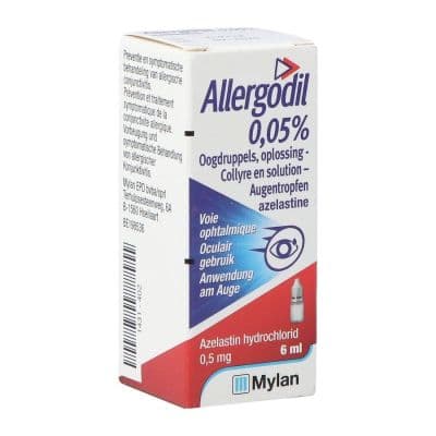 Allergodil 0,05% Oogdruppels 6ml