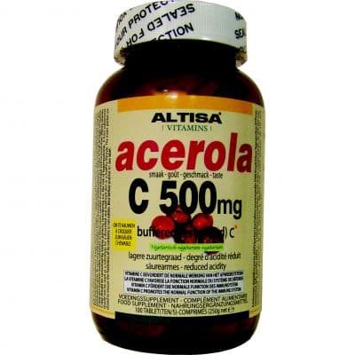 Altisa Acerola vit C Kauwtabletten 100 stuks