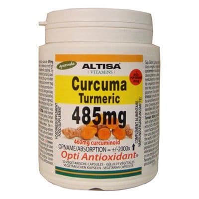 Altisa Curcuma 485mg + Piperine Capsules 50 stuks