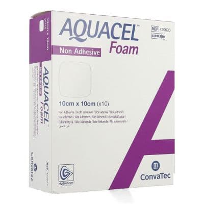 Aquacel Foam non-adhesive 10x10cm 10 stuks