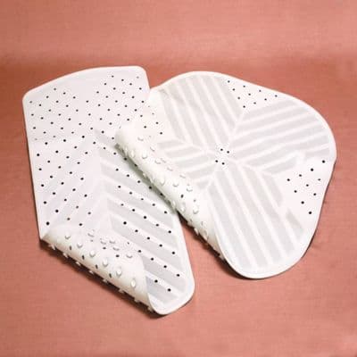 Bad- en douchemat 74x34cm wit 1 stuks