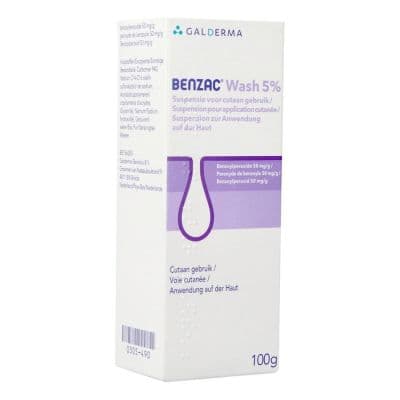 Benzac Wash 5% Vloeibare zeep 100g