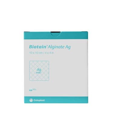 Biatain Ag alginaatverband 10x10cm 10 stuks