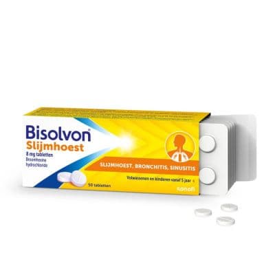 Bisolvon 8mg Tabletten 50 stuks