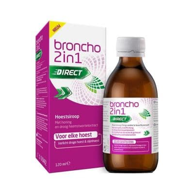 Broncho 2 in 1 adult Hoestsiroop Siroop 120ml