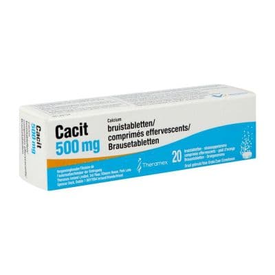Cacit 500mg Bruistabletten 20 stuks