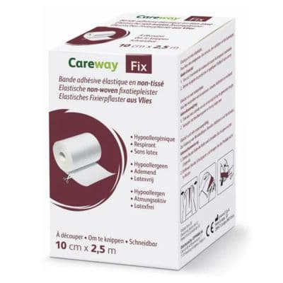 Careway Fix non-woven fixatieverband 10cmx2,5m 1 stuks