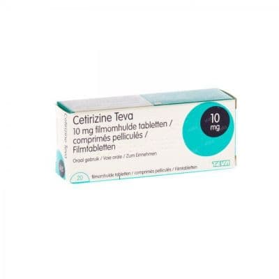 Cetirizine Teva 10mg Tabletten 20 stuks