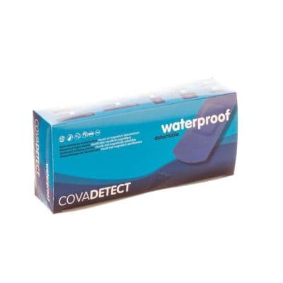 Covadetect waterproof vingerpleisters 12cmx2cm 100 stuks