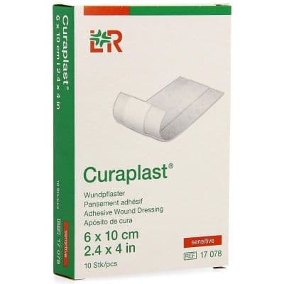 Curaplast Sensitive 6x10cm 10 stuks