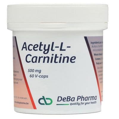 Deba Acetyl-l-carnitine 500mg Capsules 60 stuks