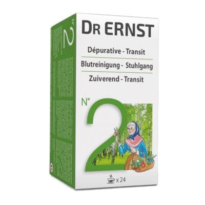Dr. Ernst Nr. 2 Zuiverend - Transit Theebuiltjes 24 stuks