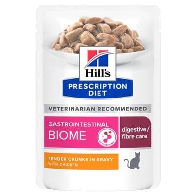 HILLS PDIET FELINE GI BIOME CHICKEN 12X85G