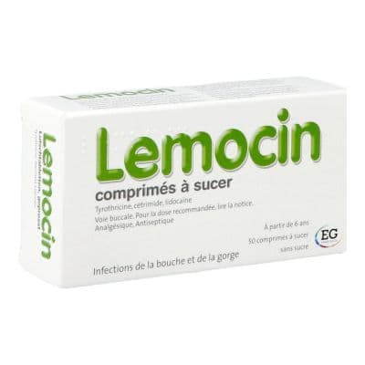 Lemocin suikervrij Zuigtabletten 50 stuks