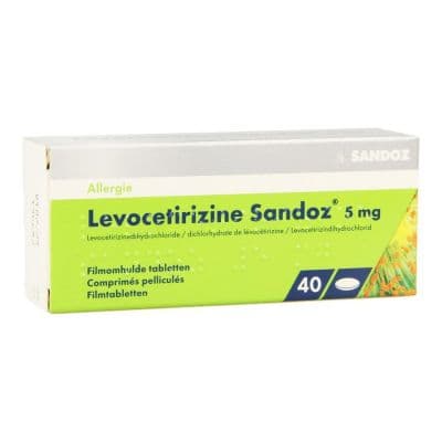 Levocetirizine Sandoz 5mg Tabletten 40 stuks