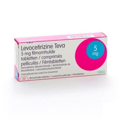 Levocetirizine Teva 5mg Tabletten 20 stuks