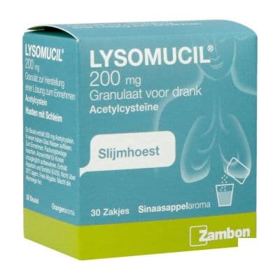 Lysomucil 200mg Zakjes 30 stuks