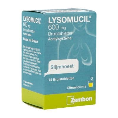 Lysomucil 600mg Bruistabletten 14 stuks
