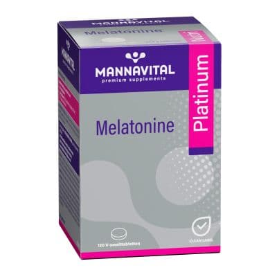 Mannavital Platinum Melatonine Smelttabletten 120 stuks