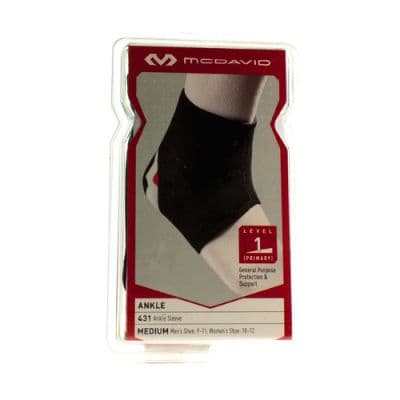 McDavid Enkelbandage Zwart M 1 stuks