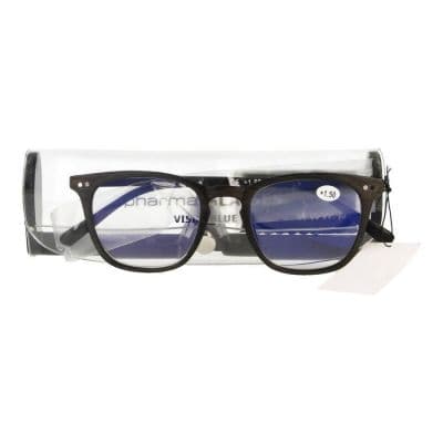 Pharmaglas Visionblue PC02 bruin +1,50 1 stuks