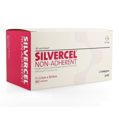Silvercel Hydroalginaat 2,5x30cm 5 stuks