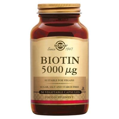 Solgar Biotin 5000mcg Capsules 50 stuks