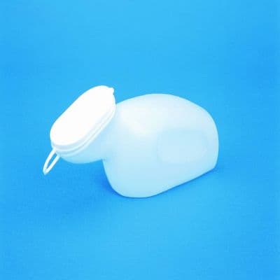 Urinefles met deksel voor vrouwen 1 stuks