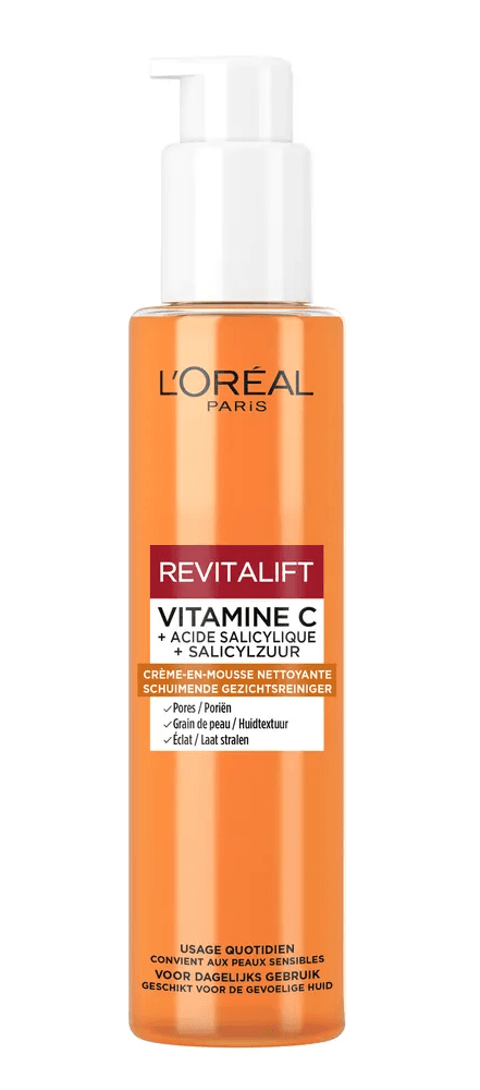 L'Oréal Paris Revitalift Clinical Schuimende Reinigingscrème met Vitamine C en Salicylzuur