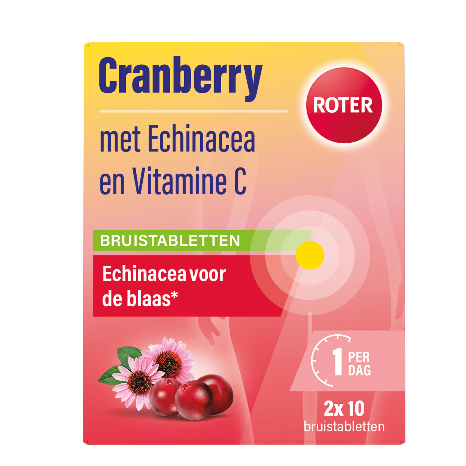 Roter Cranberry Bruistabletten