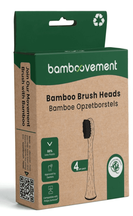 Bamboovement Bamboe Opzetborstel - voor Philips Sonicare Tandenborstels