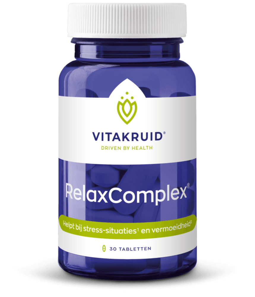 Vitakruid RelaxComplex oa Magnesium Tauraat & Vitamine D3 30