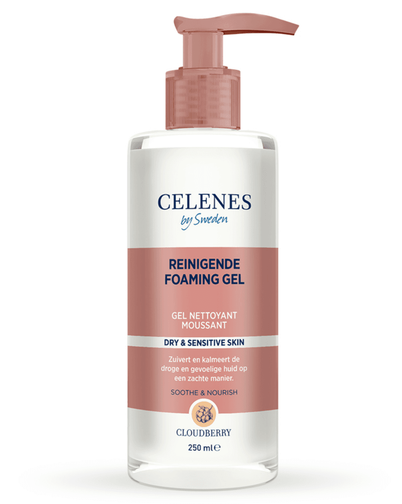 Celenes by Sweden Cloudberry Reinigende Schuimgel - Droge/Gevoelige Huid