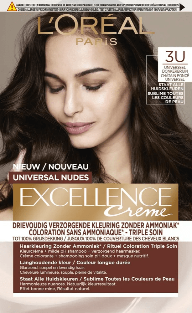 L'Oréal Paris Excellence Creme - 3U Universeel Donkerbruin