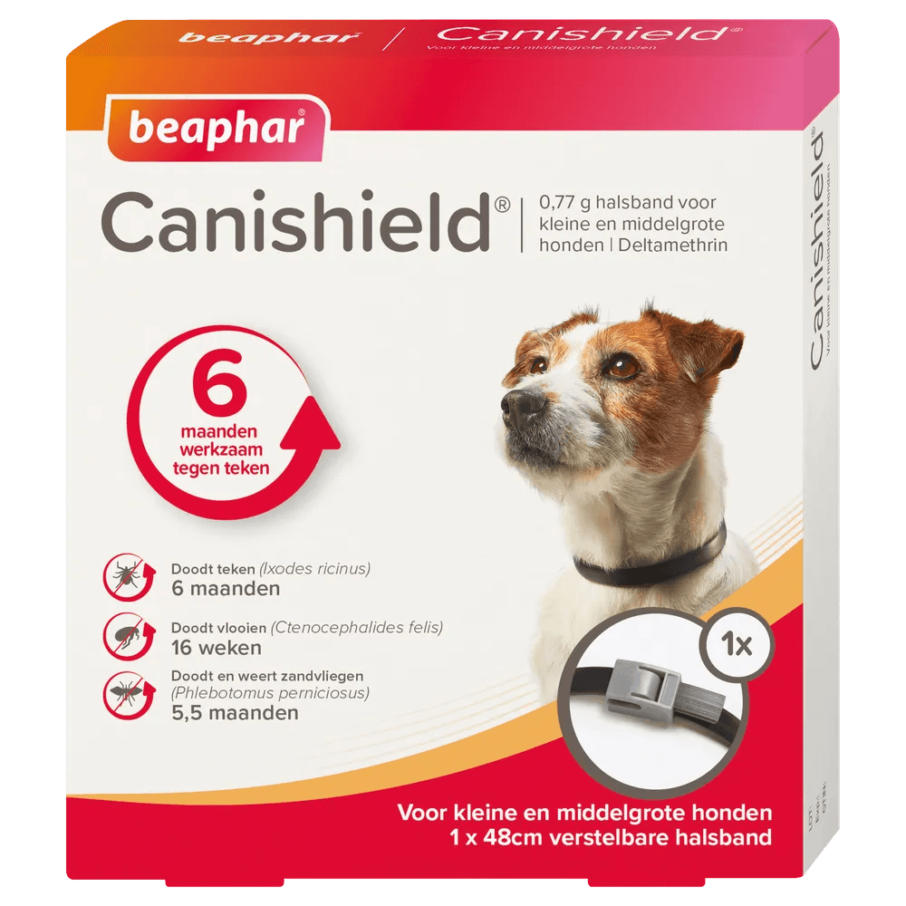 Beaphar Canishield Halsband Kleine en Middelgrote Honden