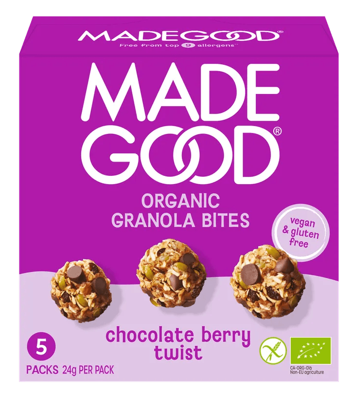 Made Good Organic Granola Bites Chocolate Berry Twist